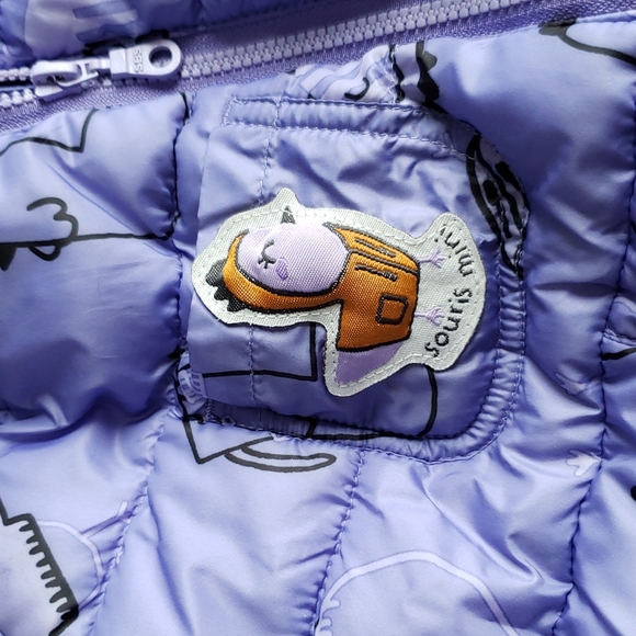 Souris Mini 3m-6m Snowsuit, Purple - Picture 2 of 5